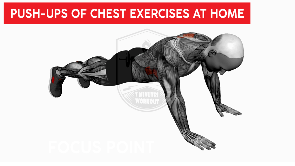 Push-ups-Of-Chest-Exercises-At-Home