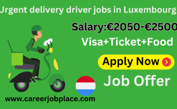 Urgent delivery driver jobs in Luxembourg